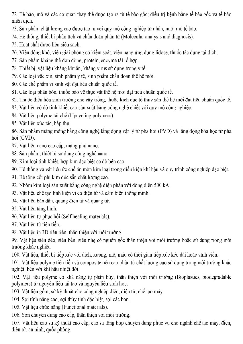 Danh mục lĩnh vực công nghệ cao-Online-6