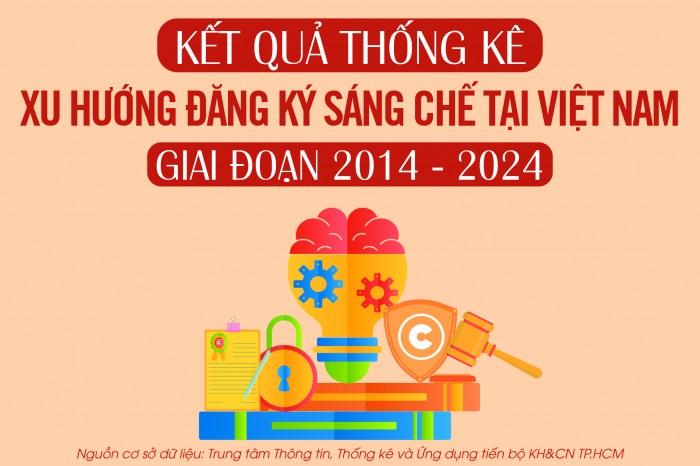 Xu hướng đăng ký sáng chế tại Việt Nam, giai đoạn 2014 - 2024